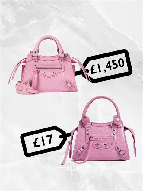 city bag dupe|pink balenciaga bag dupe.